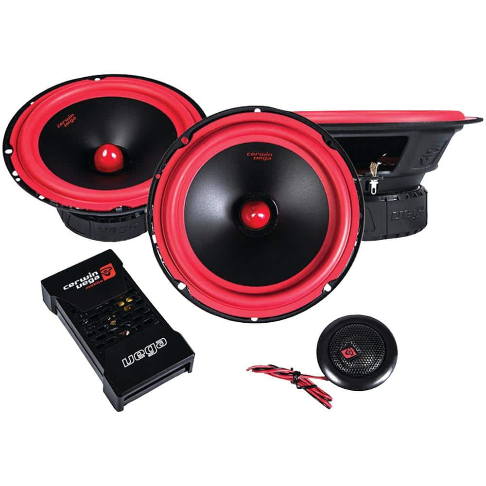 cerwin vega mobile cv Vega 6.5 in. 2-Way Coaxial Speakers 400-Watt Max V465