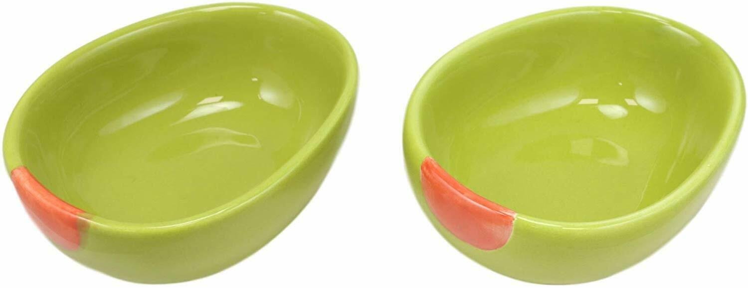 1 Green European Olive Half Slice Small 4oz Dipping Bowl (SET OF 2) EBR02