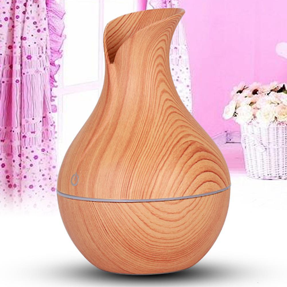 Wood Grain Humidifier Usb Mini Humidifier Aroma Diffuser Atomizer Office Water Drop Car Air Purifier (light Wood Grain)