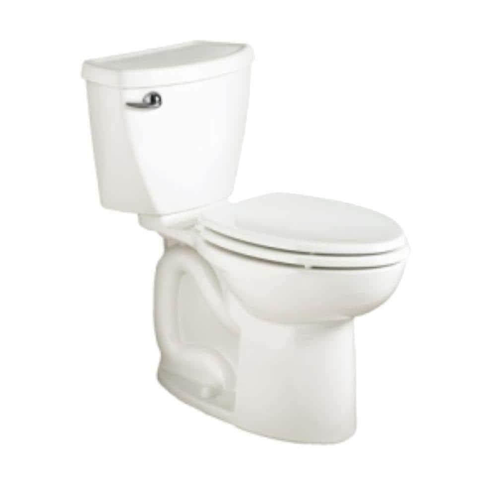 American Standard Cadet 3 Powerwash Tall Height 10 in Rough 2Piece 128 GPF Single Flush Elongated Toilet in White Seat not Included