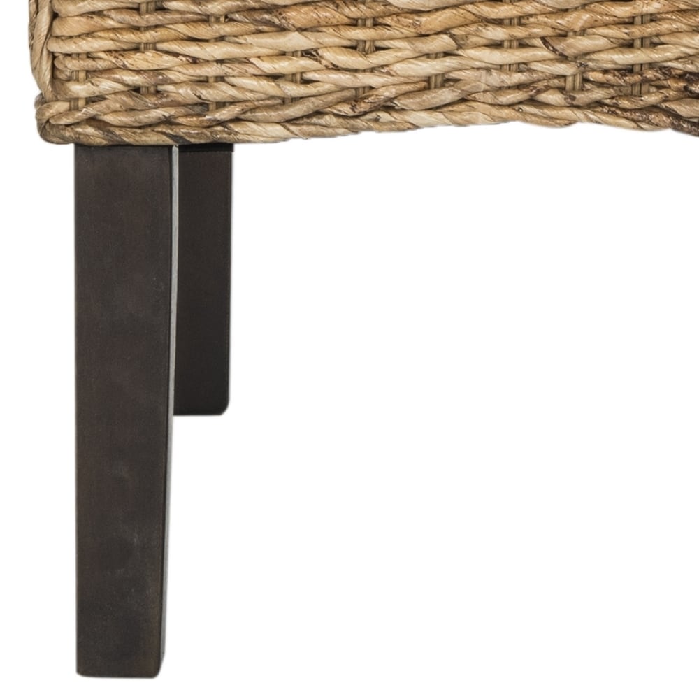 SAFAVIEH Dining Rural Woven Avita Natural Dining Chairs (Set of 2)   17.3\