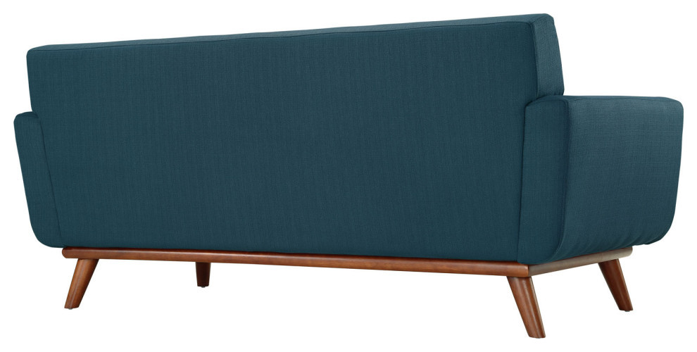 2 Piece Engage Armchair and Loveseat Set  Upholstered Fabric   Midcentury   Sofas   by Beyond Design  ampMore  Houzz