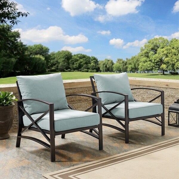 Crosley Kaplan 2piece Outdoor Chair Set