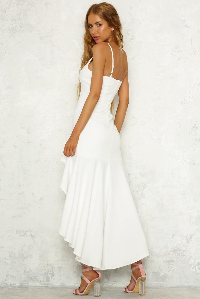 Know Yourself Maxi Dress White