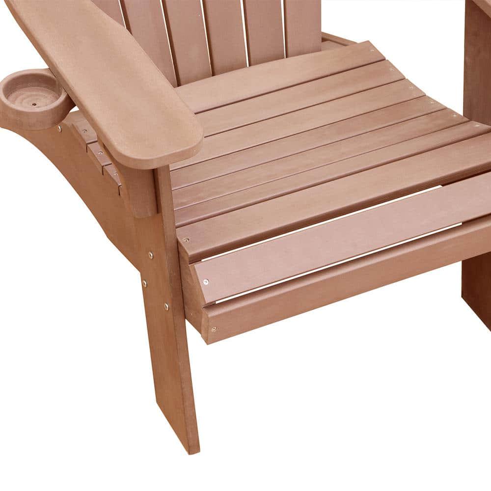 Trustmade Polystyrene Composite Adirondack Chair  Brown