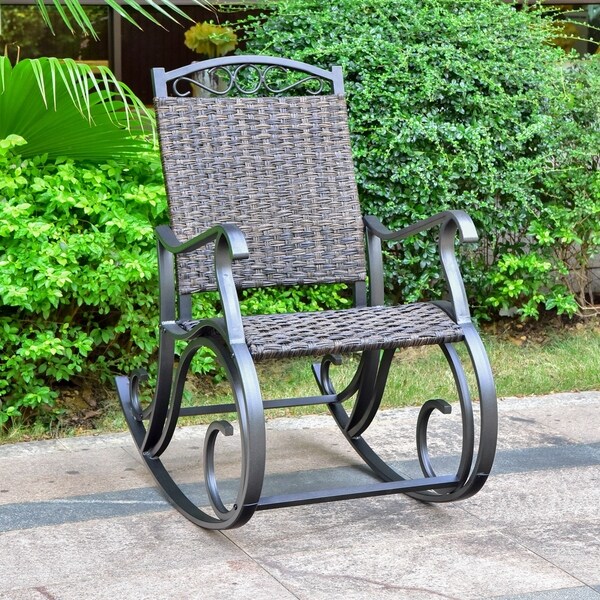 International Caravan Ibiza Aluminum Porch Rocker