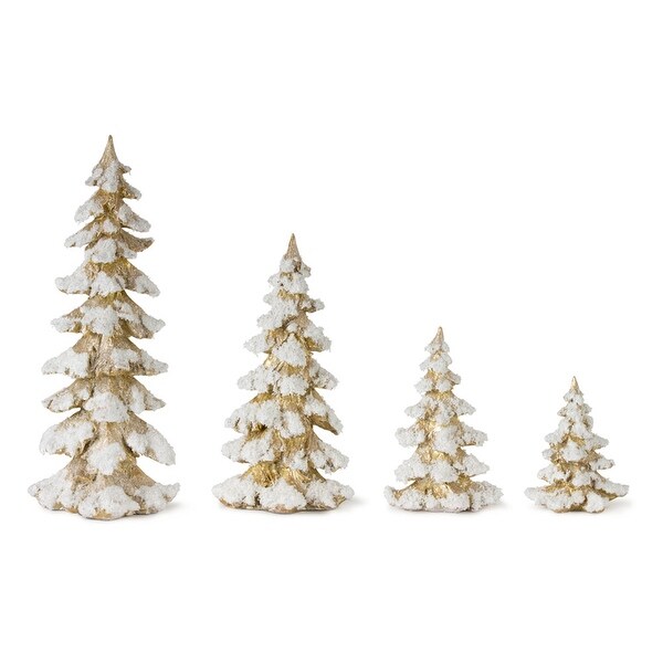 Tree (Set of 4) 6.5H，9H，13.25H，18H Resin