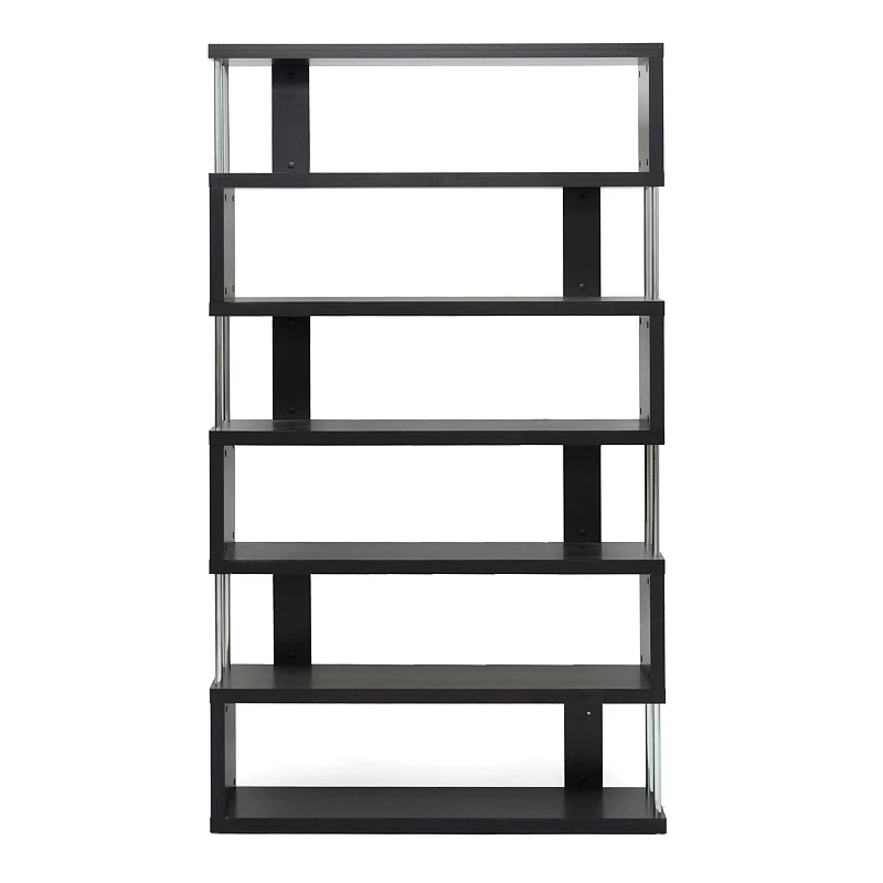 Baxton Studio Barnes 6-Shelf Bookcase