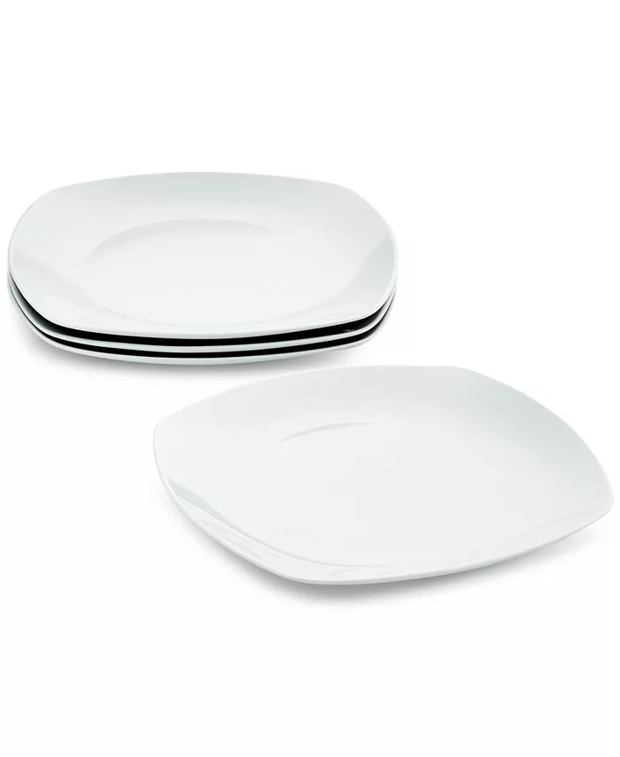 The Cellar Basics Soft Square Salad Plates Set of 4