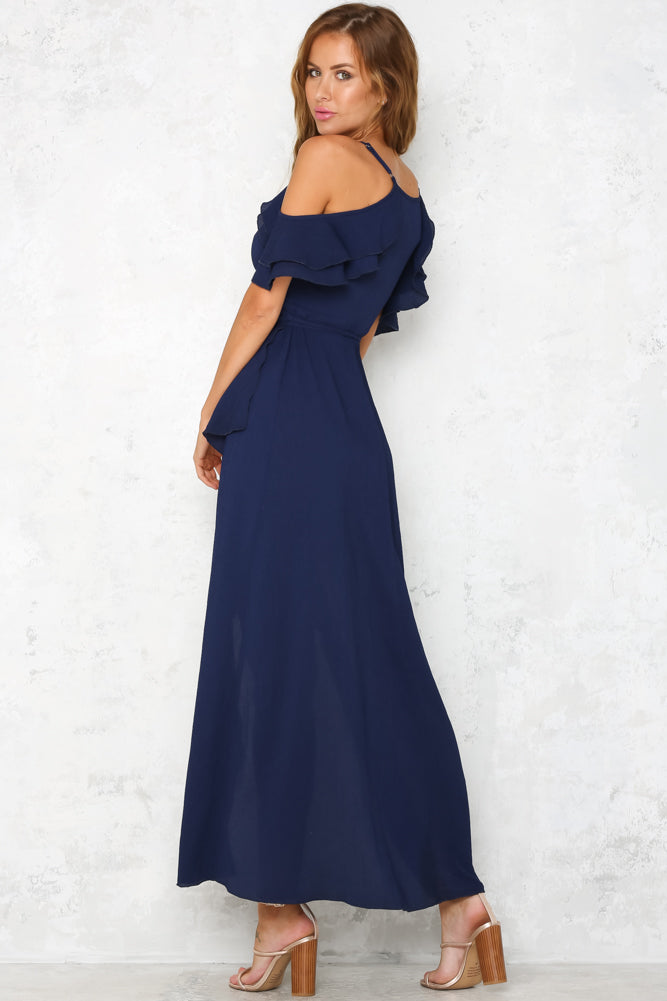 Love No More Maxi Dress Dark Navy