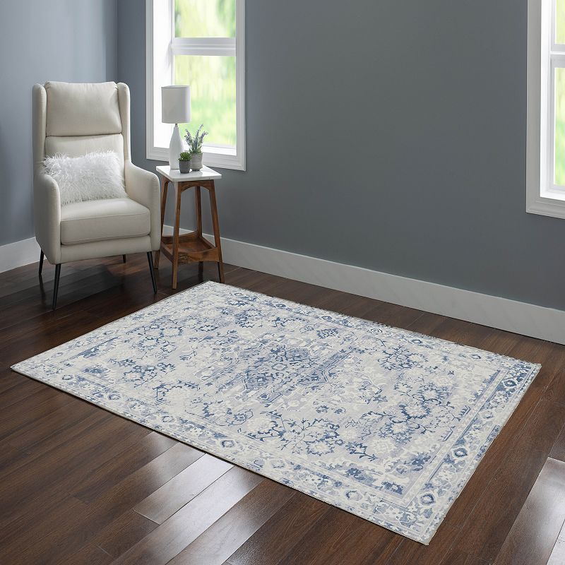 Linon Washable Harris Area Rug