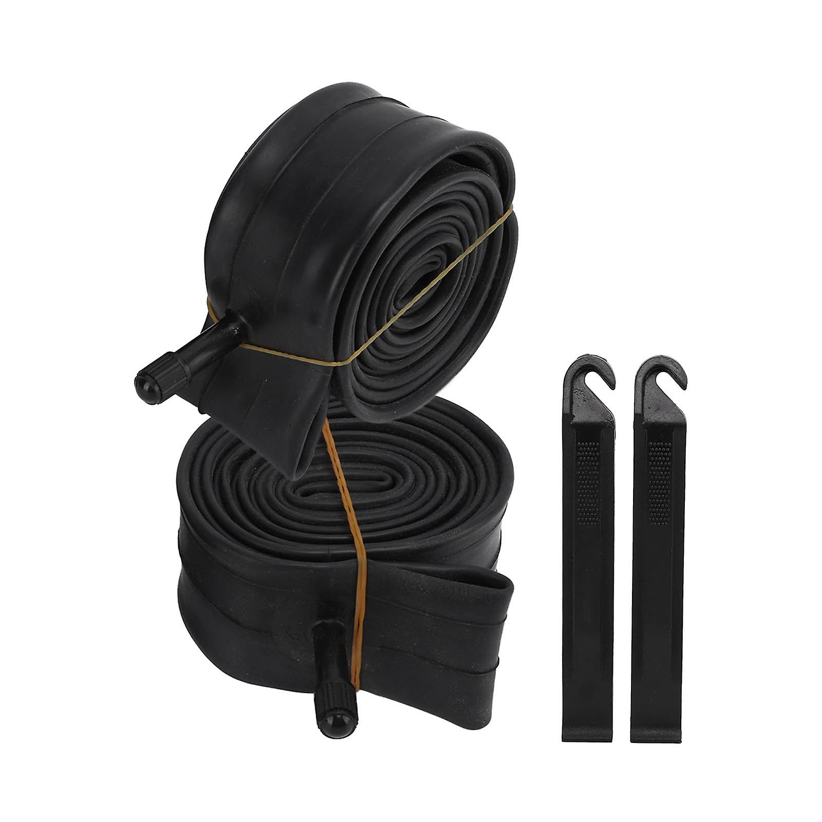 2pcs/set Butyl Rubber Bike Inner Tube Excellent Sealing Bicycle Rim Rubber Inner Tube Tire26x1.75/2.125in