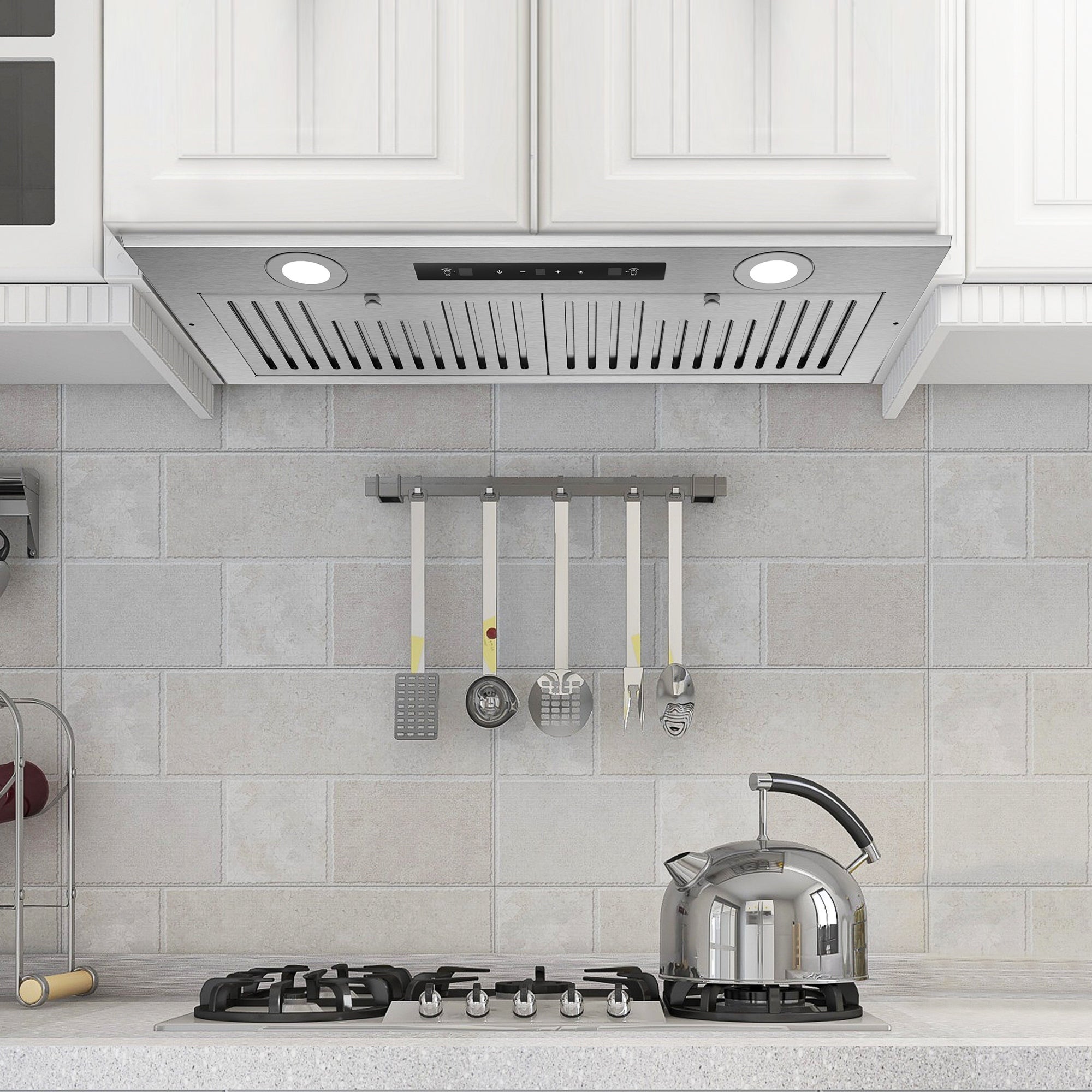 27.5 in. Insert Range Hood with LED Single Motor in Stainless Steel