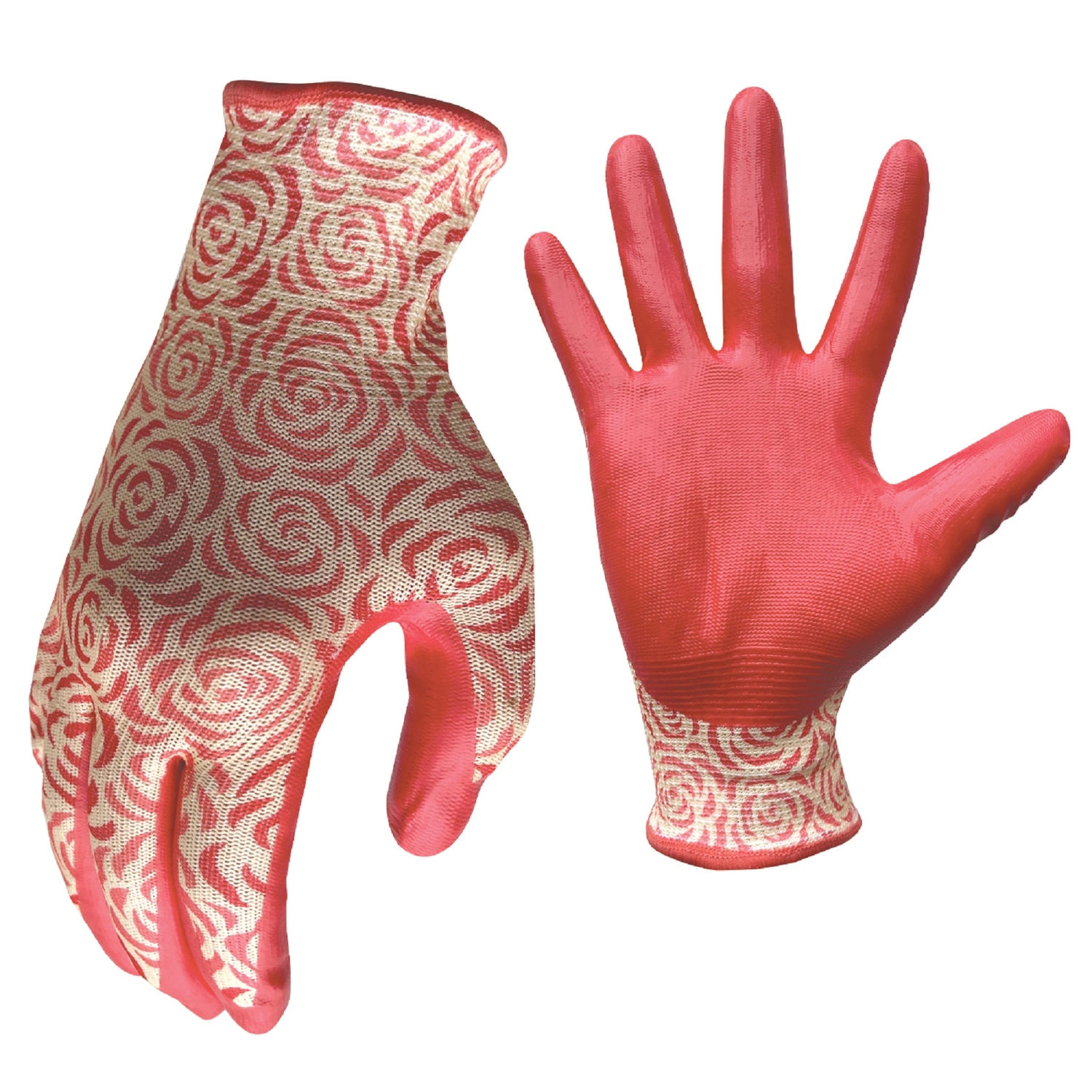 Digz Women\u0027s Indoor/Outdoor Gardening Gloves Pink M/L 3 pair