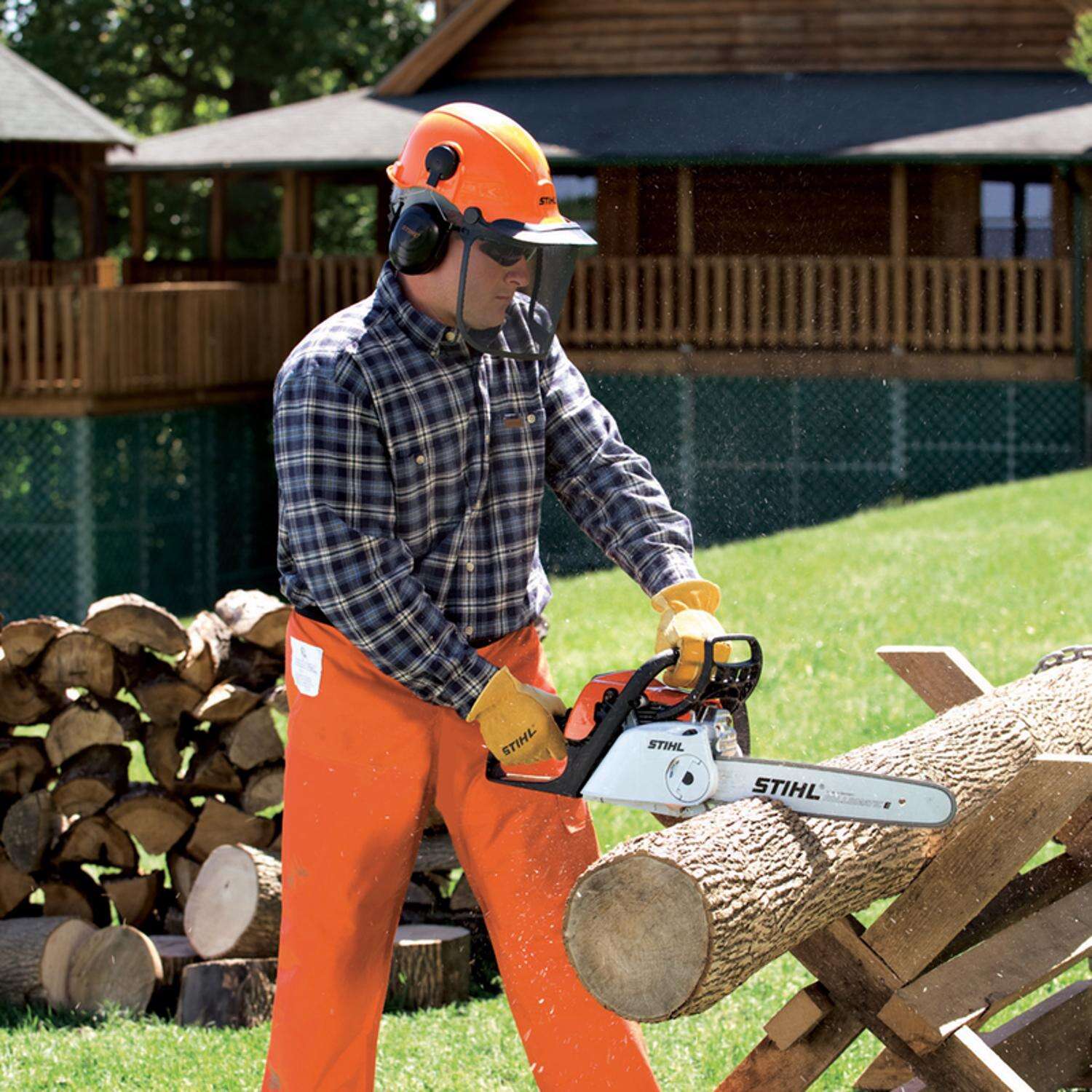 STIHL MS 211 C-BE 18 in. 35.2 cc Gas Chainsaw