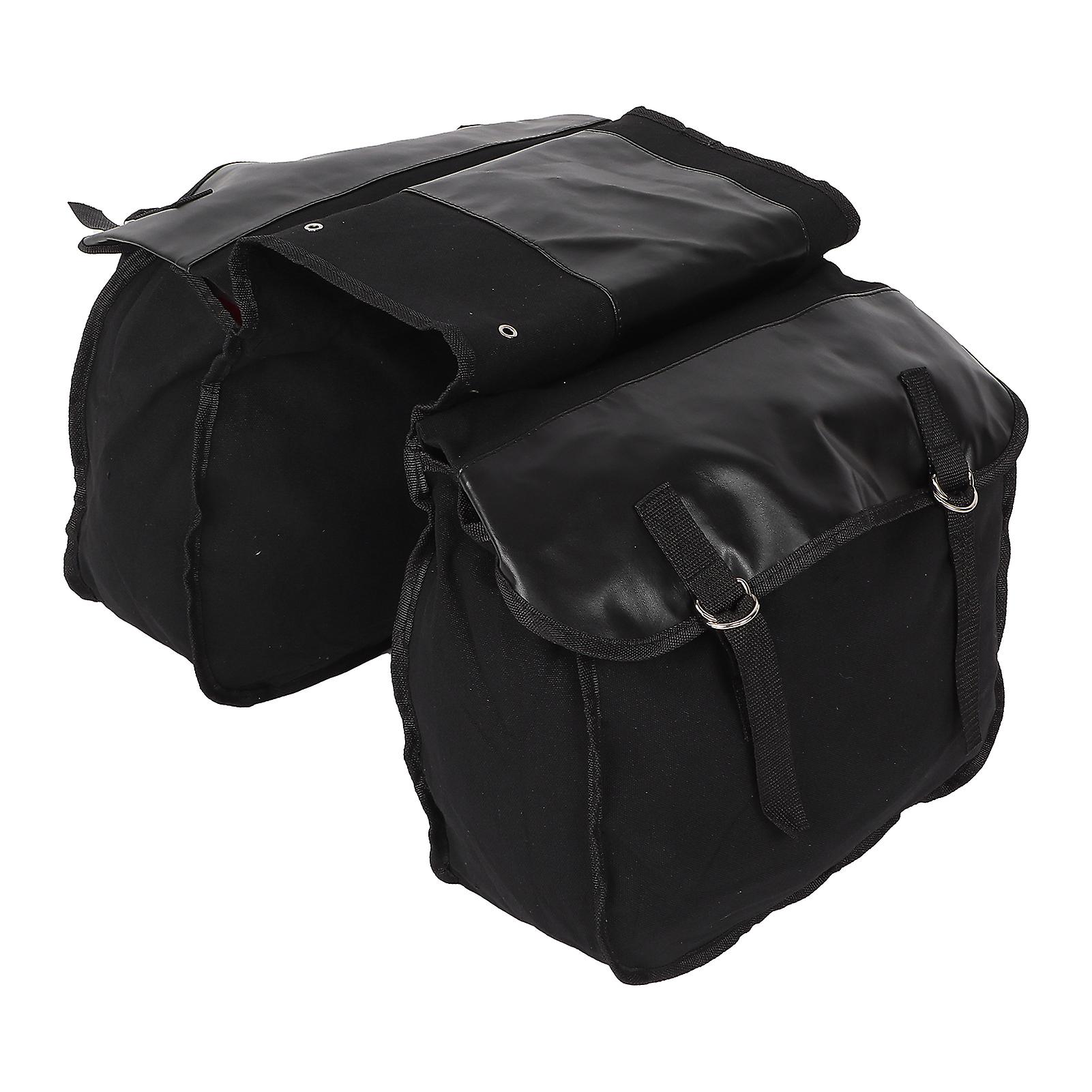 Bike Trunk Bag Large Capacity Bicycle Rear Rack Carrier Bag For Mountain Bike Cyclingblack