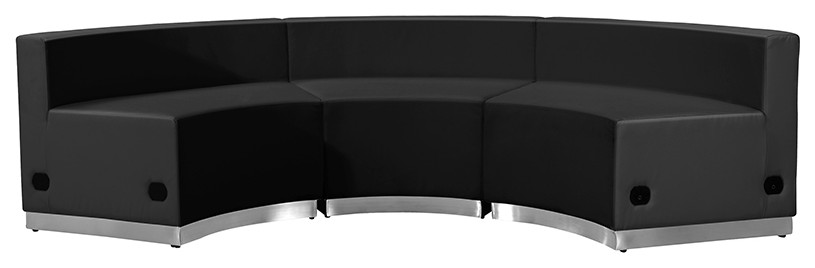 Flash Furniture Hercules Alon Reception Sofa  3 Piece   Modern   Sectional Sofas   by Furniture East Inc.  Houzz