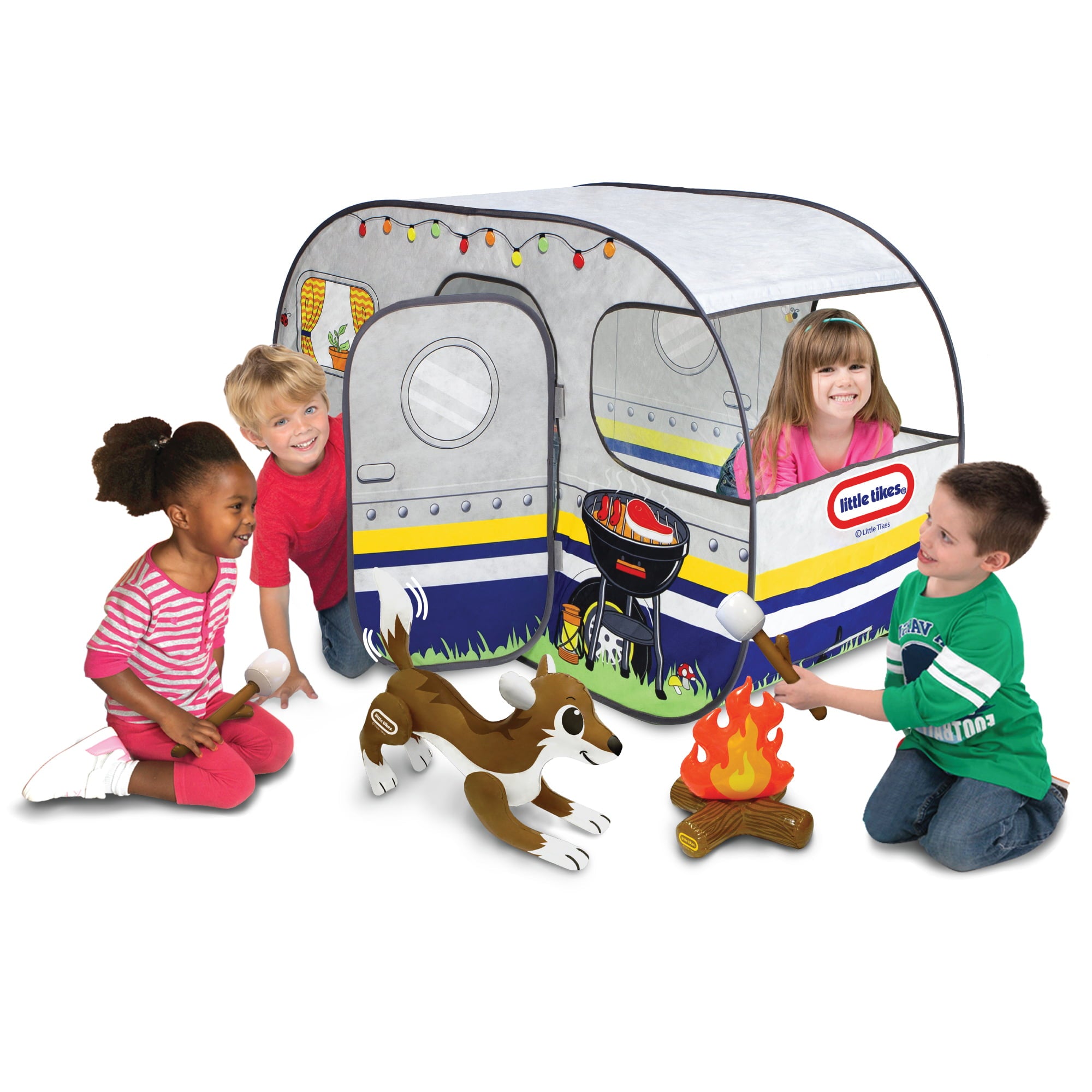 Little Tikes RV Camper Tent Pretend Play, Ages 3 Years old & up