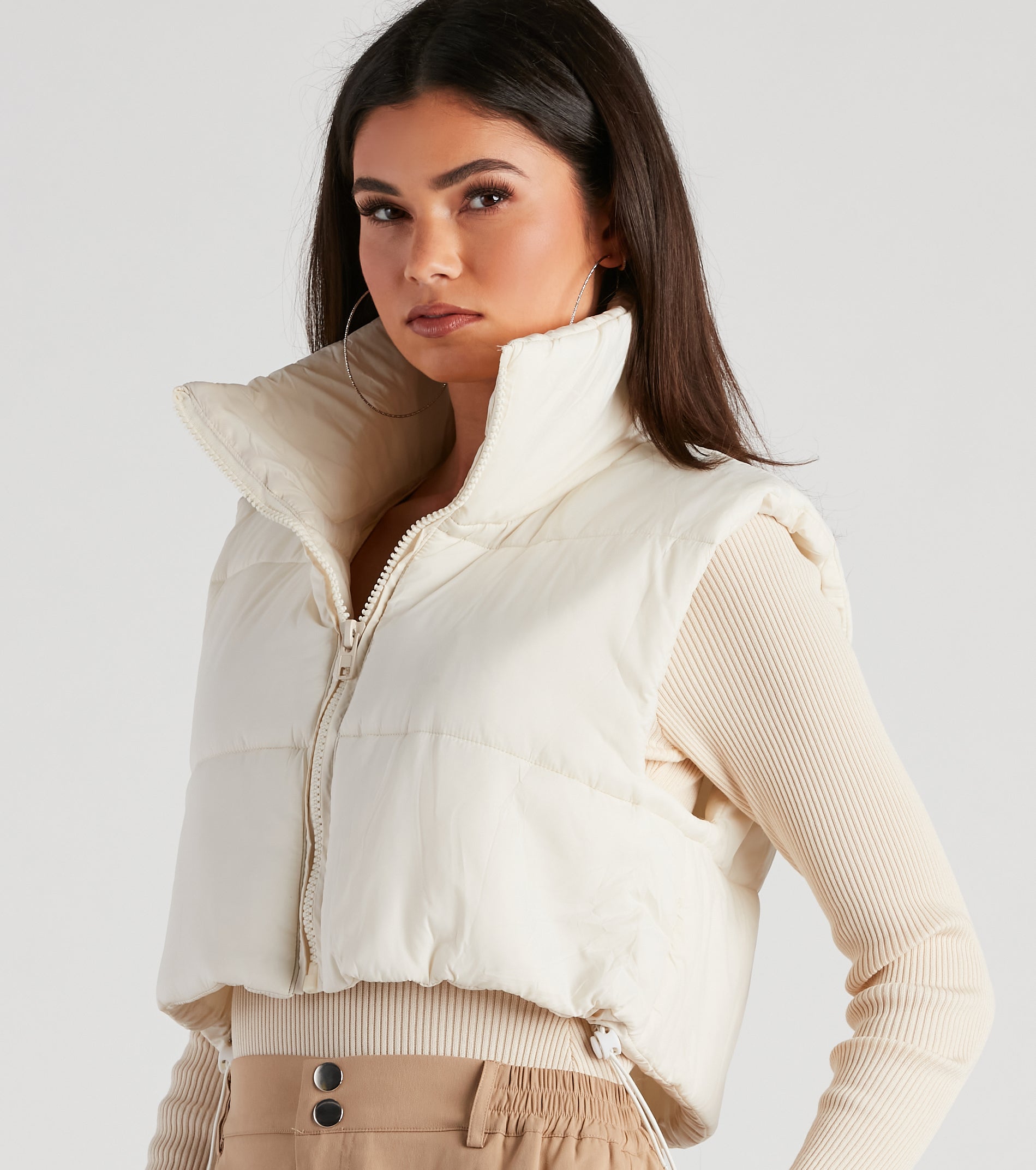 Trend Alert Cropped Puffer Vest