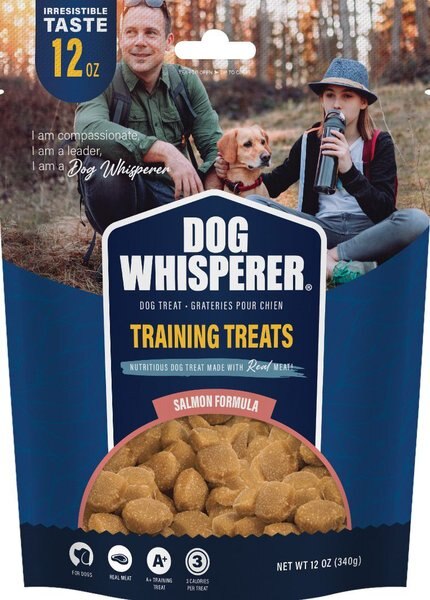 Dog Whisperer Training Salmon Flavored Chewy Dog Treats， 12-oz bag