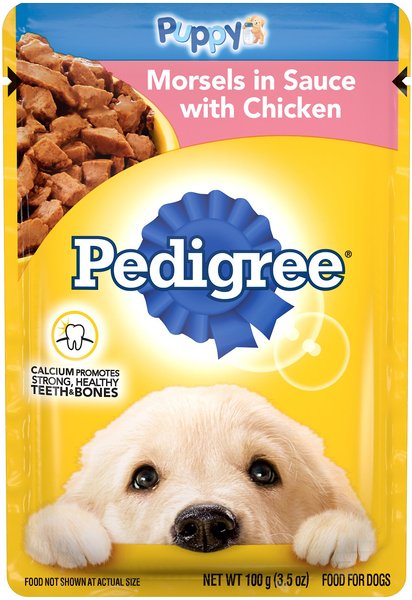 Pedigree Choice Cuts Puppy Morsels in Sauce With Chicken Wet Dog Food