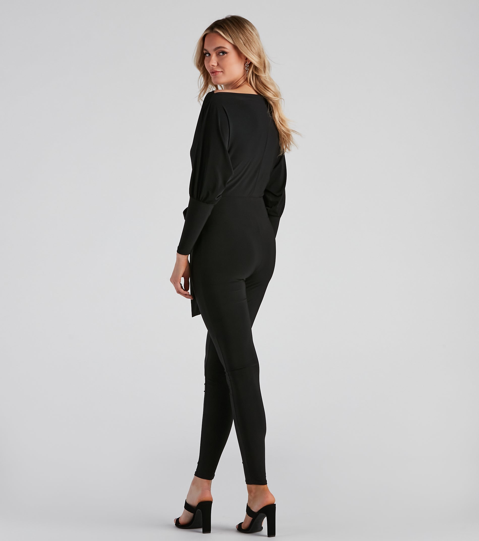 Classically Chic Boat Neck Catsuit