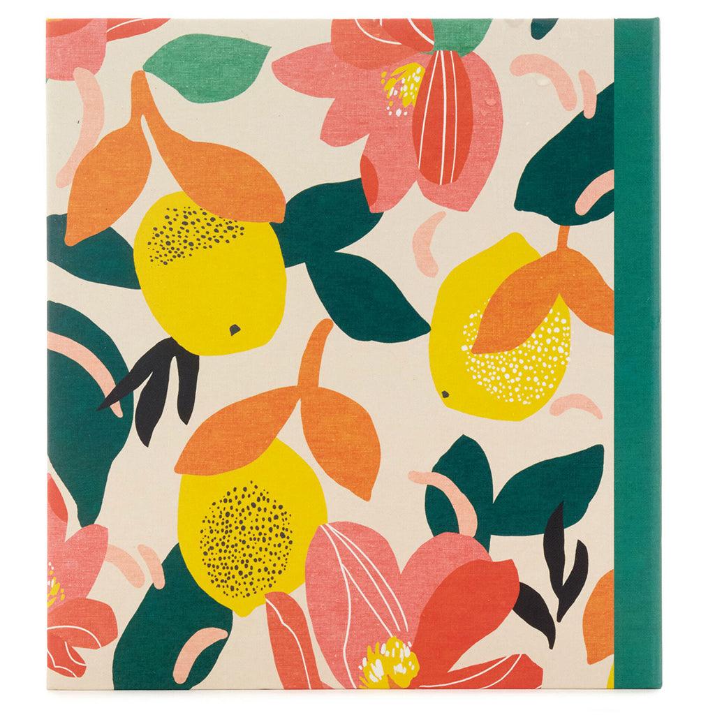 Hallmark  Bright Citrus Customizable Recipe Organizer Book