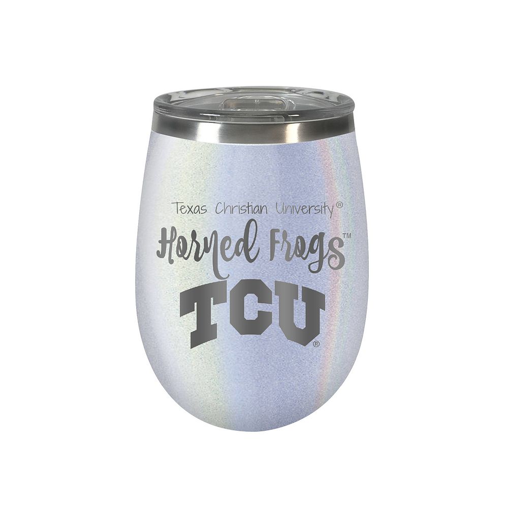 TCU Horned Frogs Opal Finish Wine Tumbler