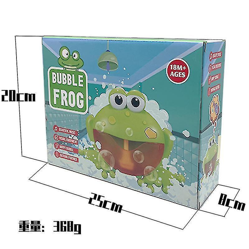 Baby Bath Bubble Toys Set Automatic Frog Bubble Maker Kids Bath Bubble Machine Fun Bath Toys