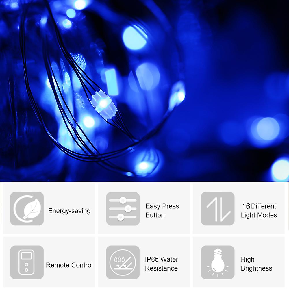 5m 50led String Lights Waterproof Outdoor Decoration Wedding Christmas 16 Mode No.188291