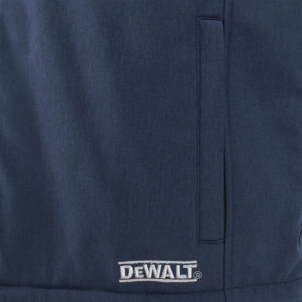 DEWALT Mens Heated Kit Soft Shell Vest with Sherpa Lining Navy XL DCHV089D1-XL from DEWALT