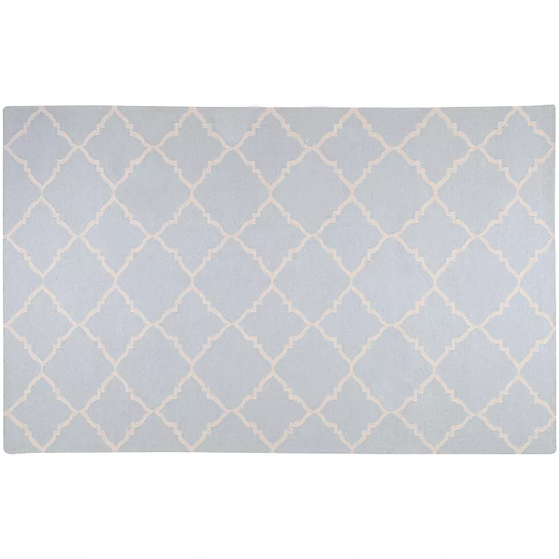 Artisan Weaver Ward Lattice Reversible Wool Rug