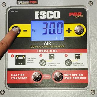 ESCO Automatic Multiple Tire Inflator Aluminum Wall Mounted with DigitalLCD Gauge 10965-K