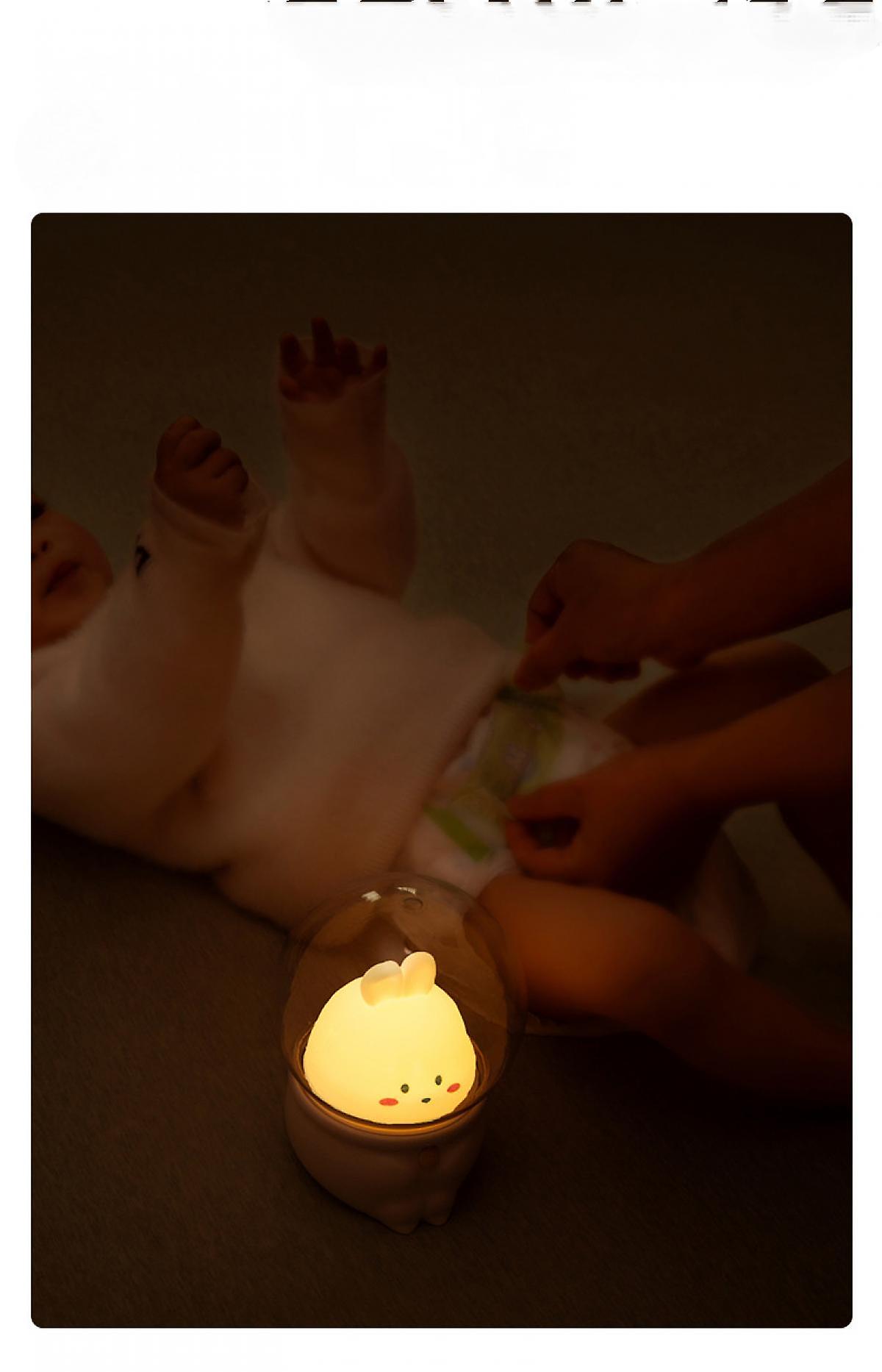 Rabbit Night Light，baby Night Light， Night Lamp For Bedroom， Led Night Light， Colour Changing Lamp， Suitable For Nursery Lamp/gifts