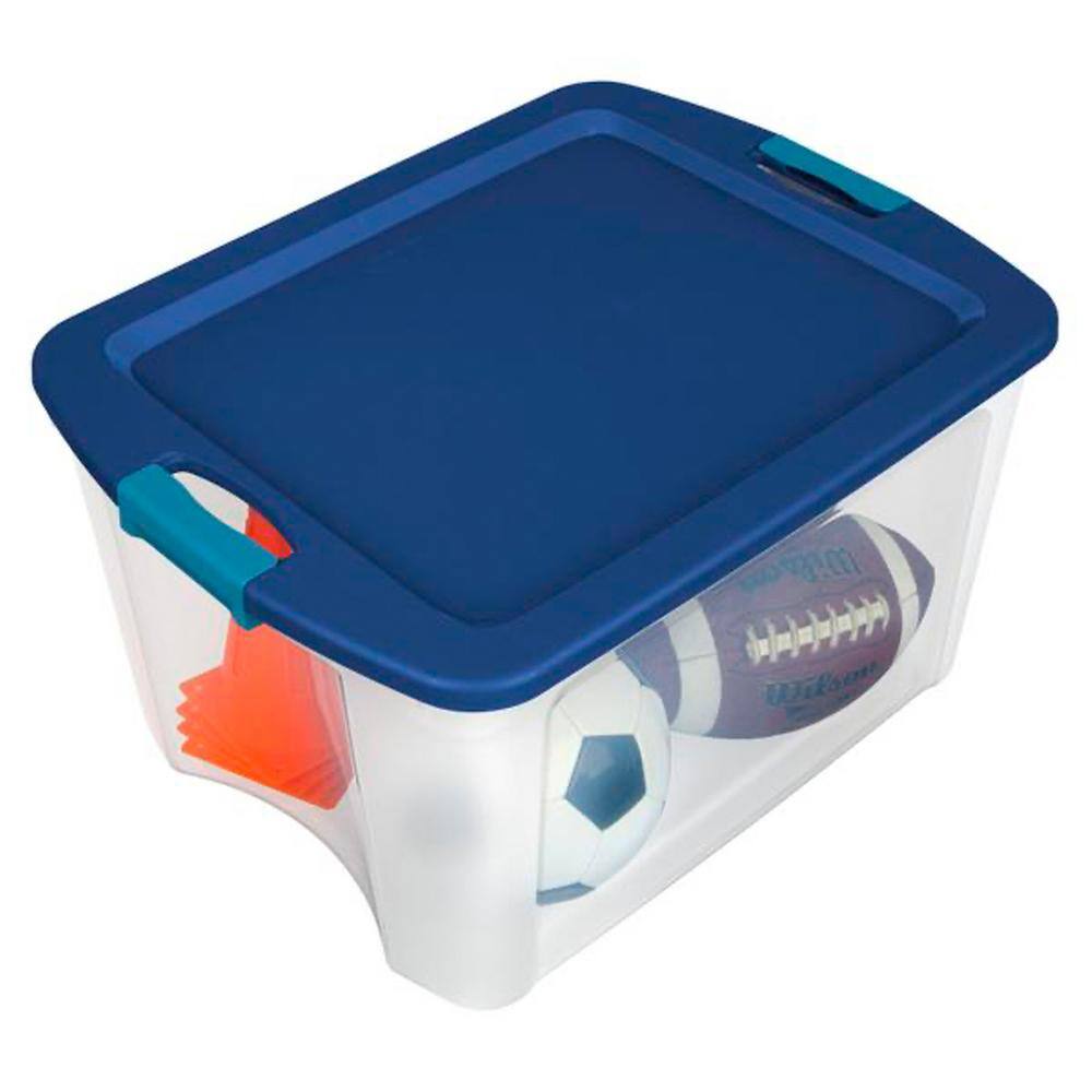 Sterilite 18 Gal. Durable Latch and Carry Storage Bin Box Container (12-Pack) 12 x 14469606