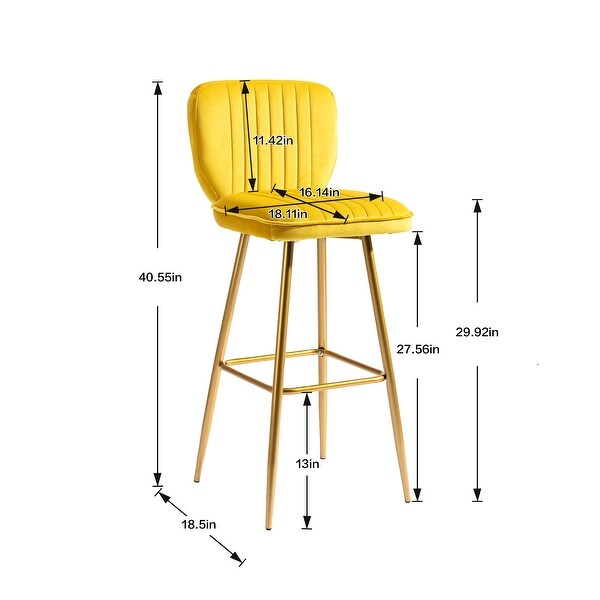 2PC/SET Bar Stools Counter Height