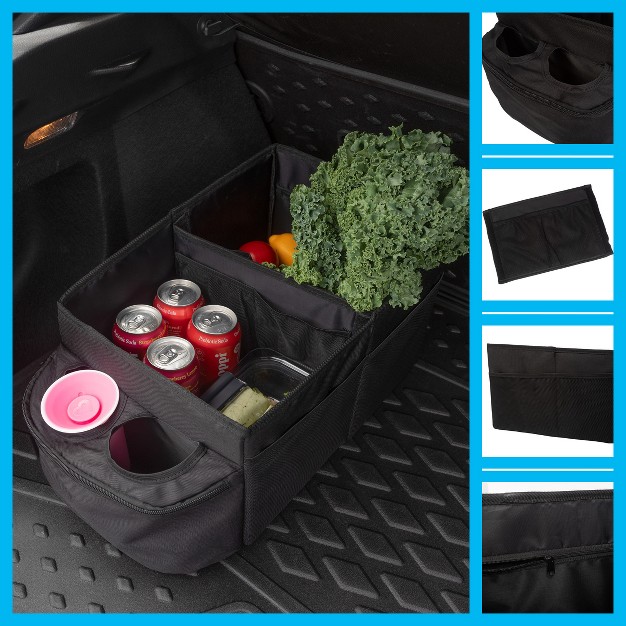 Stalwart Backseat Car Organizer With Cupholders