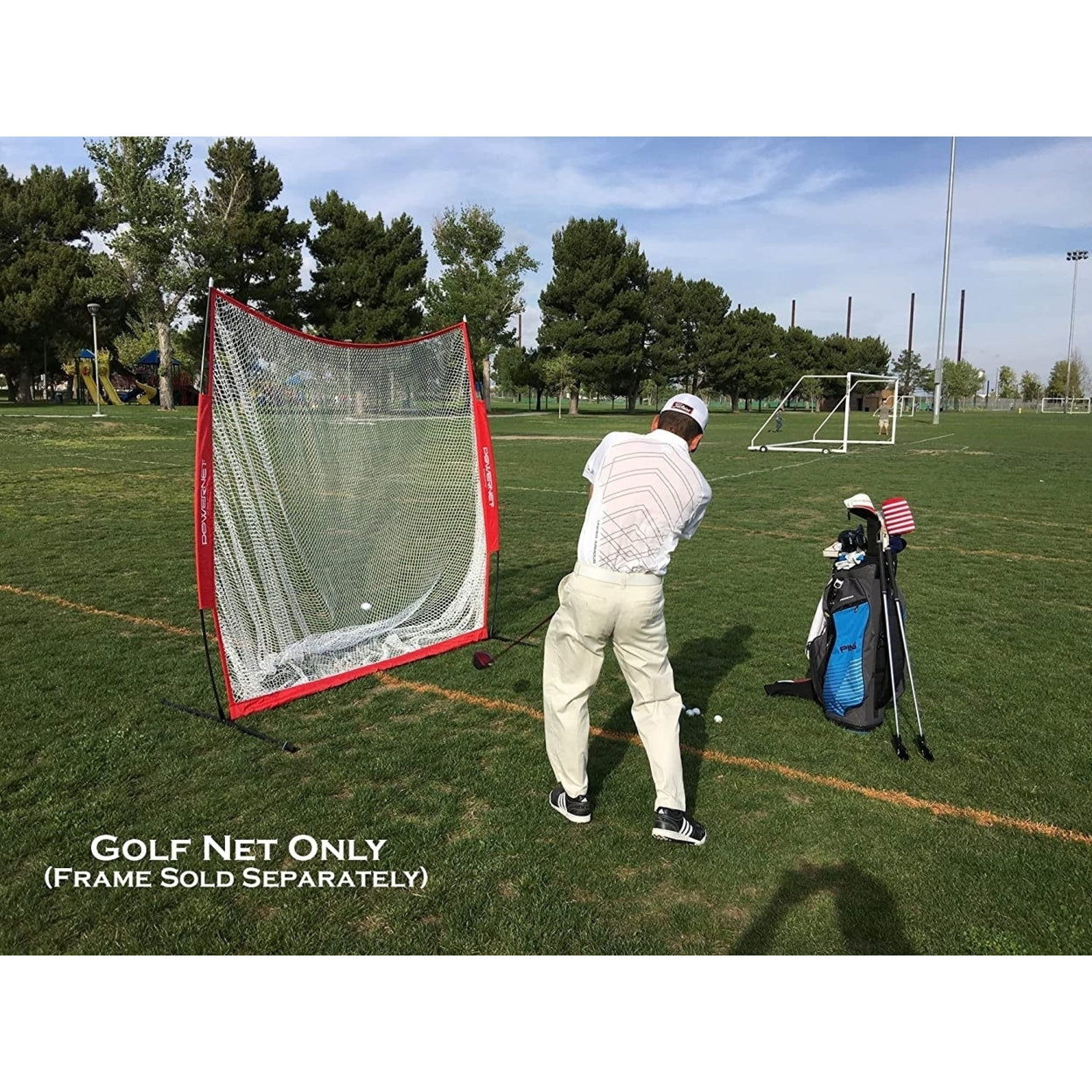 PowerNet Replacement Net for 7x7 Ft Golf Practice Net (Net Only) (1031R)