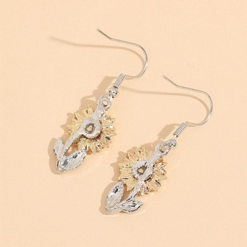 Sunflower Dangle Earrings