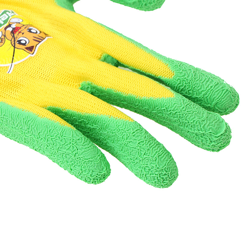 Kids /Junior Garden Safety Rubber Coated Gloves DIY Age from Year 6 to Year 12