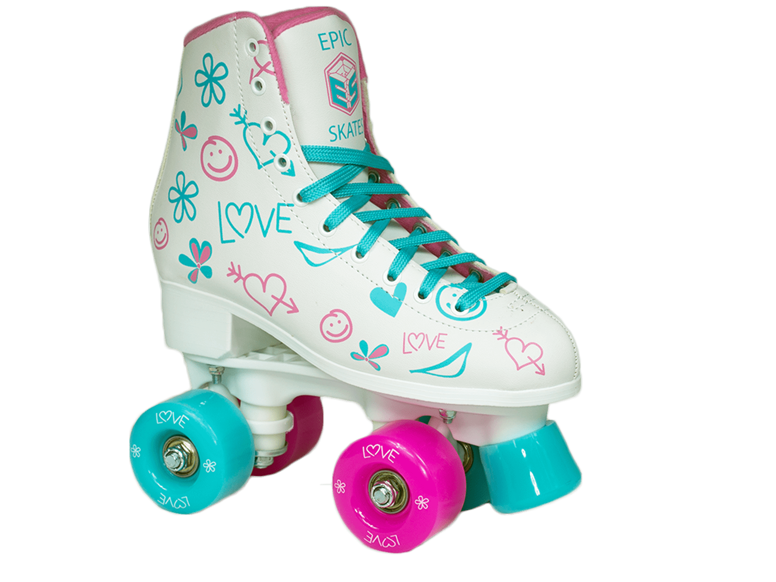 Epic Skates Frost Quad Roller Skates