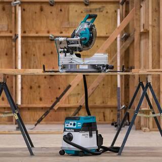 Makita 40V max XGT Brushless Cordless 10 in. Dual-Bevel Sliding Compound Miter Saw Kit(4.0Ah) wbonus 40V Max XGT 4.0Ah Battery GSL03M1-BL4040