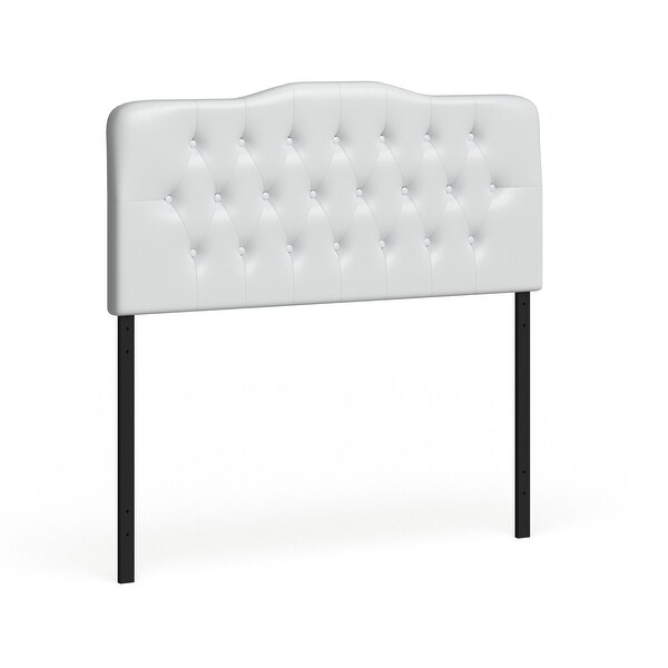 Silver Orchid Bow Full Vinyl Headboard - - 20370353