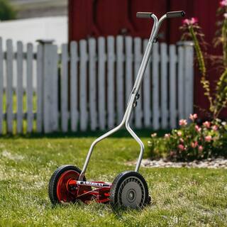 American Lawn Mower Company 14 in. 5-Blade Manual Walk Behind Reel Lawn Mower 1304-14-21