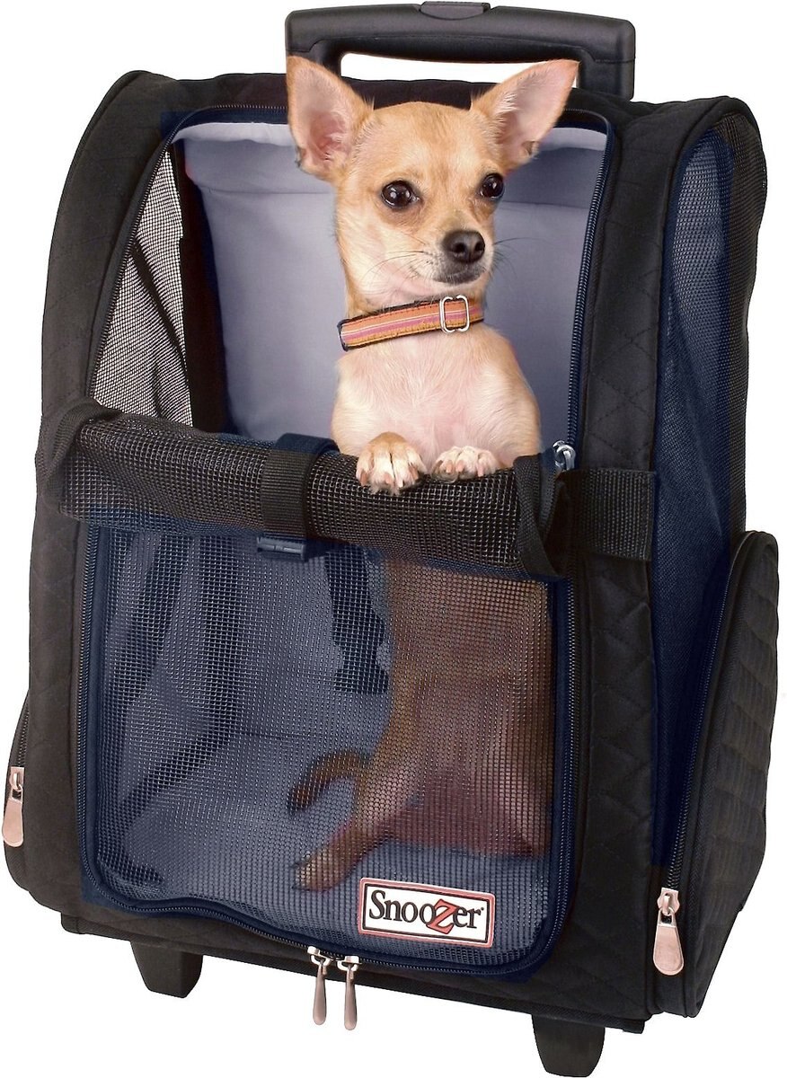 Snoozer Pet Products Roll Around 4-in-1 Travel Dog and Cat Carrier Backpack