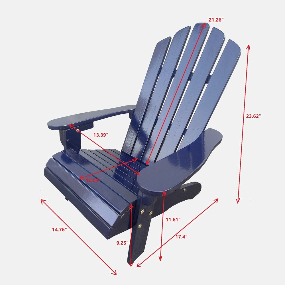 Outdoor or indoor Wood children Adirondack chair