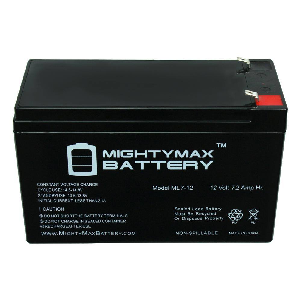 MIGHTY MAX BATTERY 12V 7.0Ah Battery for Mighty Mule NP7-12 12V 7.0Ah MAX3422587