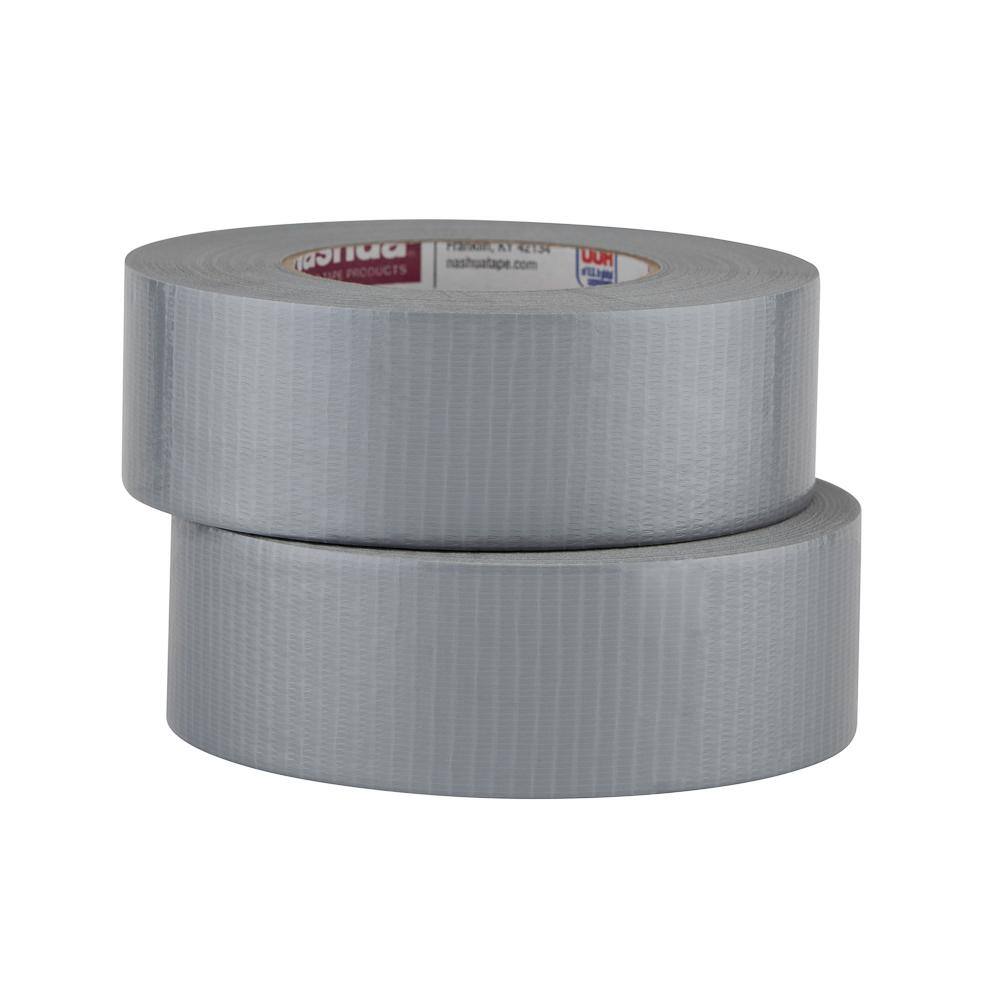 Nashua Tape 1.89 in. x 120 yd. 300 Heavy-Duty Duct Tape in Silver (2-Pack) 1541225