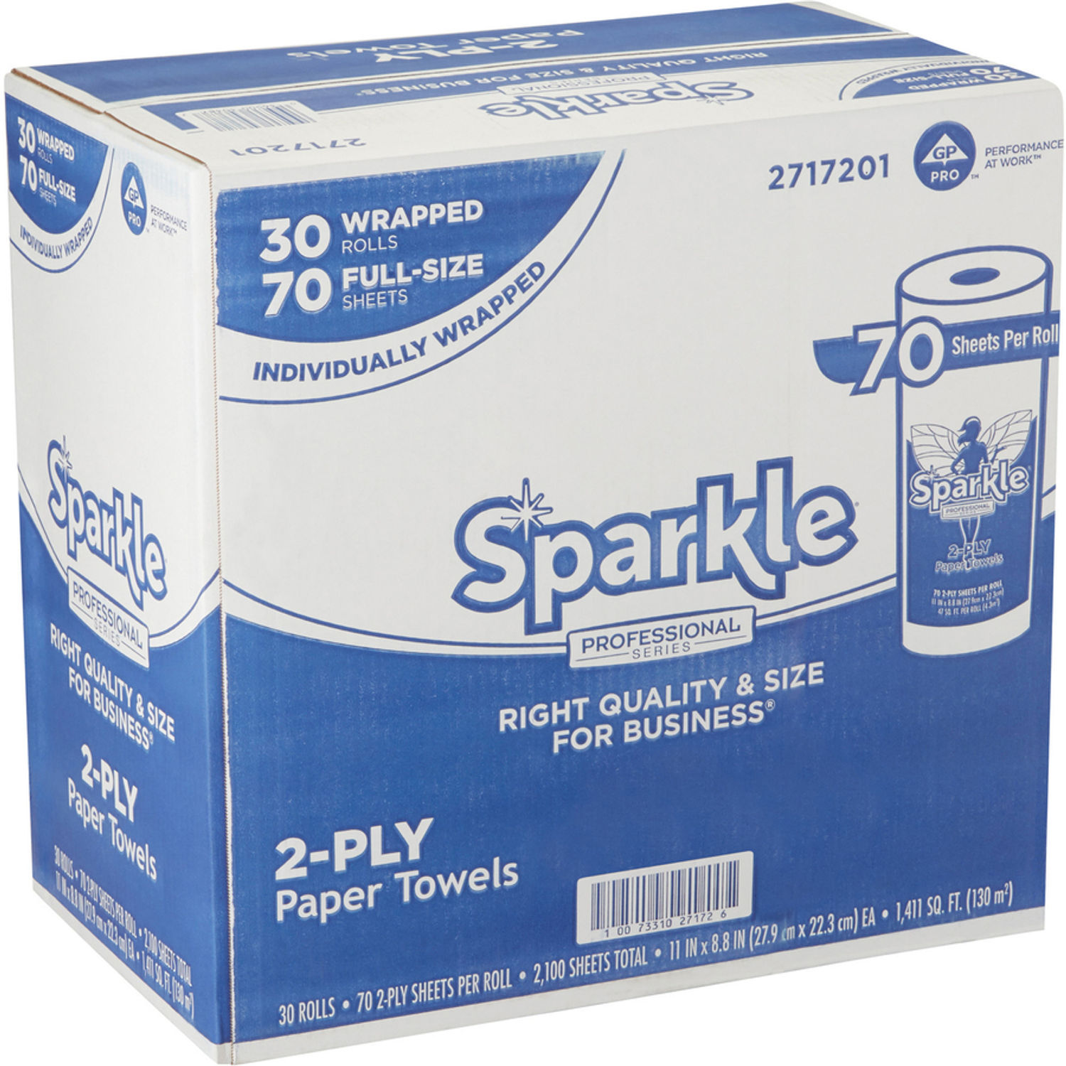 Sparkle Premium Roll Towels by Georgia Pacific Corp. GPC2717201CT