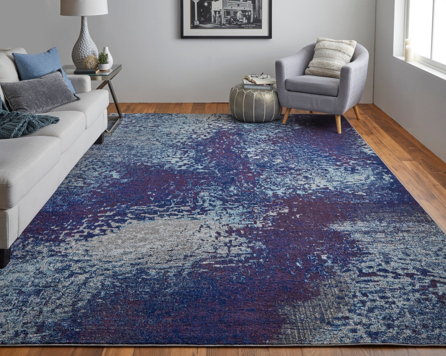 Adelmo Blue / Purple Rug